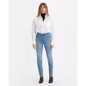 Levi’s 724 HIGH RISE SLIM STRAIGHT WOMEN'S JEANS 24 size light wash.